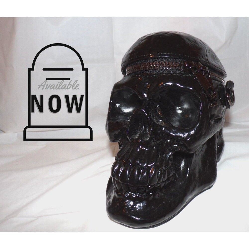 Black Realistic Looking Skull Purse - Etsy Shop